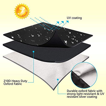 Computer CPU Dust Cover， PC Protection Case，with Adjustable Elastic Cord (10W x27D x20H)
