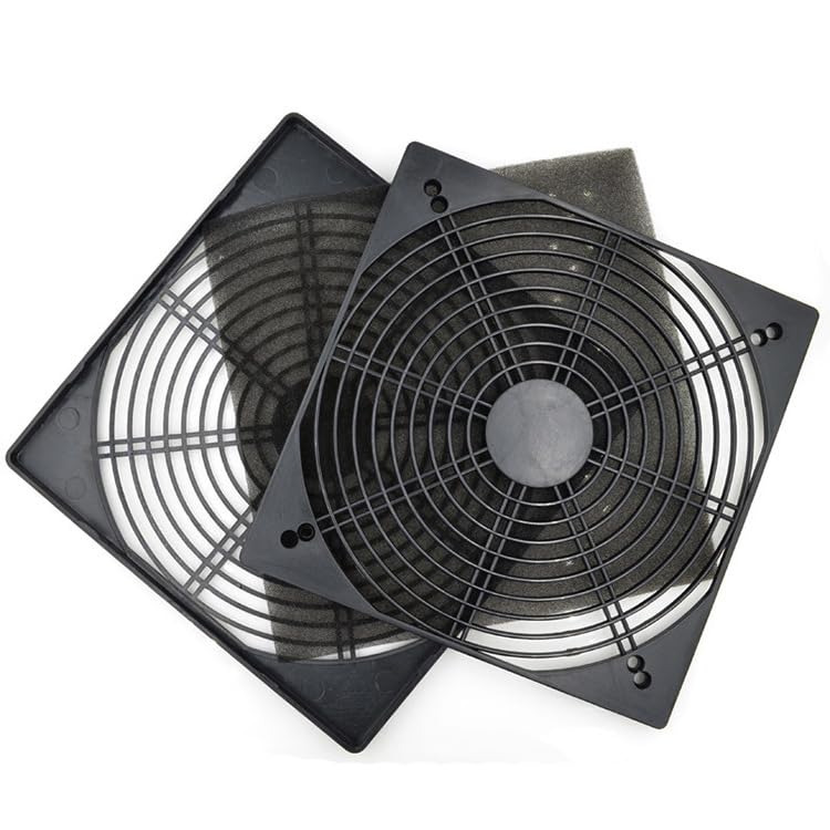 2 Pack 120mm PC Fan Dust Filter Cover Computer Mess Fans Cooling
