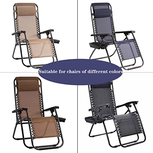 Zero Gravity Chair Cushion for Foot Rest, Universal Folding Loungers Anti Gravity Recliners Outdoor Chaise Patio Lawn Camping Chairs Footrest Padding for Outside Black - size: 1 Pack