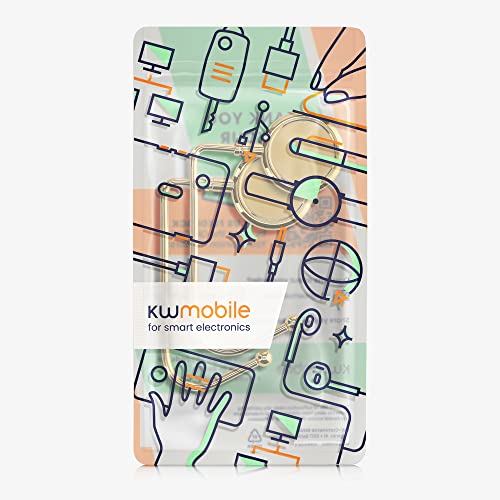 kwmobile Purse Hook for Table - Set of 2 Purse Holder - Handbag Hanger - Portable Bag Holder - Bag Hooks for Desk - Table Hook Gold - color: Gold