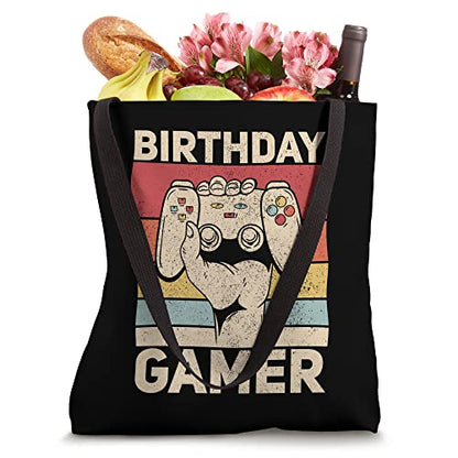 Birthday Gamer Video Game Bday Gaming Apparel Boys Birthday Tote Bag