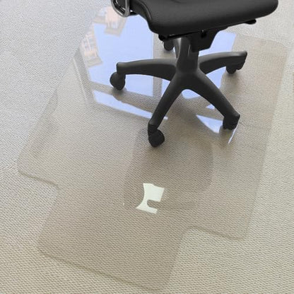 Kuyal 2 Pack 1/5" Thick Office Chair Mat, 36" x48" with Lip Heavy Duty Hard Computer Chair Mat, Under Desk Protector Carpeted Floors Mats, Can be Used on Carpet or Hard Floor, Ship Flat - size: 36" x 48" x 1/5" With Lip