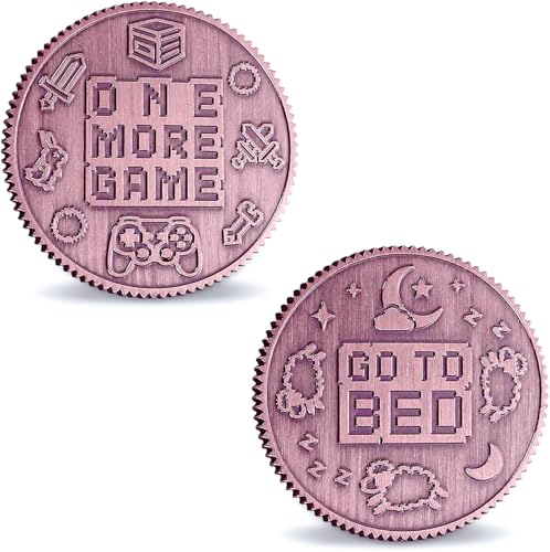 Gamer Gift for Men Him, Double Sided Decision Maker Coin for Boyfriend, Husband Gamers, Stress-Relieving Gaming Accessories for Birthday, Valentines Basket, Gamer Easter Basket Stuffer - color: Color 6