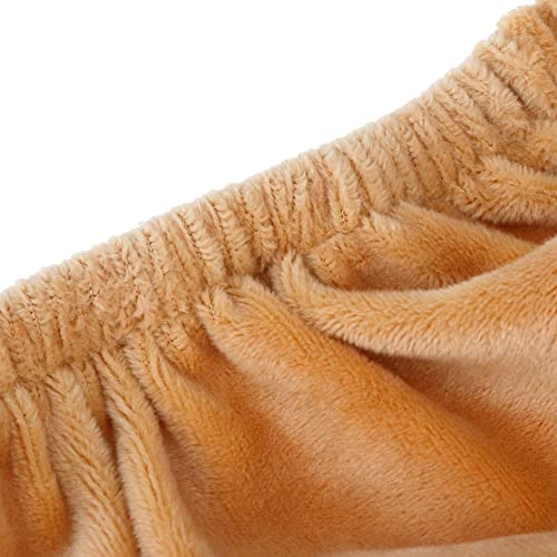 Chair Arm Pad Covers - Removable Elastic Armrest Slipcover - Washable Arms Protector for Desk, Gaming, Rotating, Computer Chairs (Dark Yellow) - color: Dark Yellow