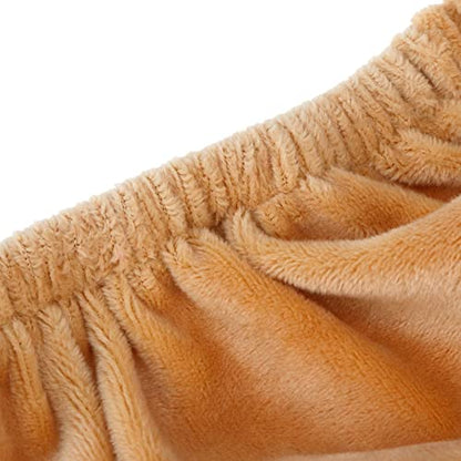 Chair Arm Pad Covers - Removable Elastic Armrest Slipcover - Washable Arms Protector for Desk, Gaming, Rotating, Computer Chairs (Dark Yellow) - color: Dark Yellow