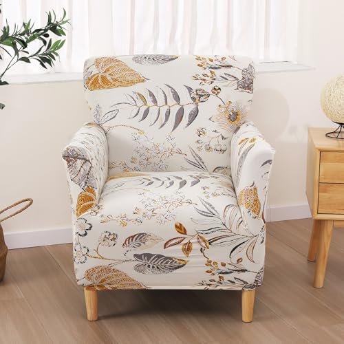 HAOYONG Banquet Armchair Slipcover Stretch Velvet Chair Covers 1-Piece Armchair Sofa Covers Soft Arm Chair Cover Removable Washable Single Couch Covers Furniture Protector for Living Room - Set of 1 - color: 1001, size: Set of 1