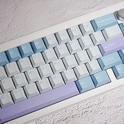 Sumgsn Custom Keyboard Illusion Keycaps 172 Keys Full Set Double Shot Cherry Profile Key caps Fit for Cherry Mx Switches ISO ANSI Layout - color: Illusion Keycaps