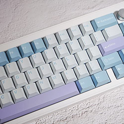 Sumgsn Custom Keyboard Illusion Keycaps 172 Keys Full Set Double Shot Cherry Profile Key caps Fit for Cherry Mx Switches ISO ANSI Layout - color: Illusion Keycaps