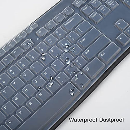 Keyboard Cover for Logitech MK370 MK270 K270 MK295 Wireless Keyboard, Logitech MK295 K270 MK270 Silicone Protective Covers Skin