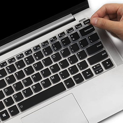 Keyboard Cover for Lenovo Yoga 5i 7i 14" 2-in-1, Lenovo Flex 5 14", Ideapad 5/5i 14", Lenovo Slim 7 9 14", IdeaPad Flex 5 5i 14, Ideapad Pro 5/Pro 5i 14, IdeaPad Slim Pro 5i 7i, ThinkBook 14 G2 G3 - color: BLACK