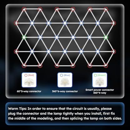 Triangle LED Garage Light - 71 Pack Hexagonal Lights, 710W 78100LM Super Bright Garage Ceiling Lights, Larger Size Honeycomb Light for Warehouse Workshop Gym Basement Car Care Wash Room - size: Triangle