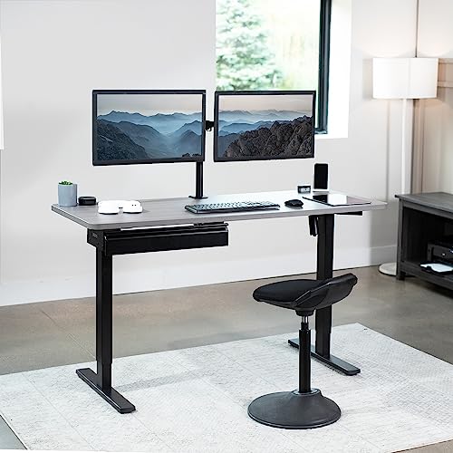 VIVO Black 22 x 9 inch Under Desk Slide Out Drawer, DESK-AC03A-22B | No Shell, Sturdy Steel Design, Under Desk Storage, Workstation Organizer for Home Office, Holds 11 lbs - color: Black, size: 22 Inch