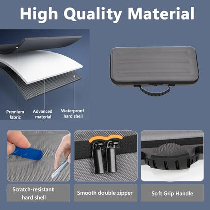 75% Keyboard Case, Hard Shell Travel Carrying Bag for Aula F75 | Fits Aula F75, ASUS ROG 75% & Similar – Hard Shell, Soft Lining, Dustproof, Mesh Pocket for Accessories