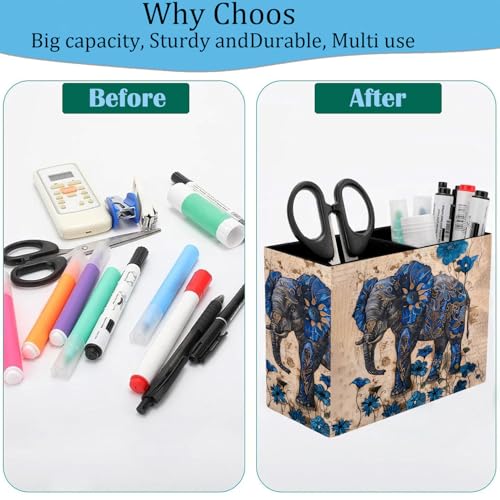 Pen Holder and Anti-Slip Mouse Pad Combination, Makeup Brush Storage Box, Tableware Storage Box, Suitable for Office and Home - Blue Spotted Weevil - color: Blue Spotted Weevil