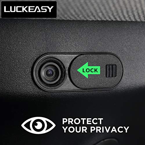 LUCKEASY Webcam Cover for Tesla Model 3/ Y Car Camera Privacy Cover for Model Y Accessories Black