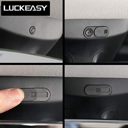 LUCKEASY Webcam Cover for Tesla Model 3/ Y Car Camera Privacy Cover for Model Y Accessories Black