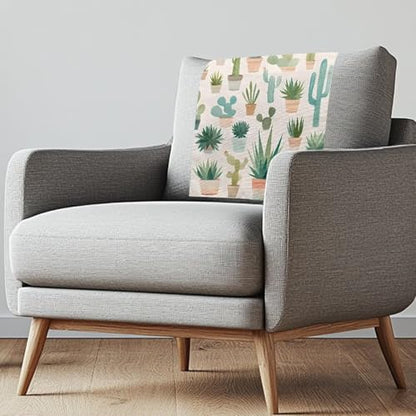 Headrest Recliner Covers for Small Recliners Tear Fade Resistant Recliner Protector Cover Washable Sofa Headrest Covers Pet Furniture Cover Couch Non Slip Cover Cactus - color: Cactus
