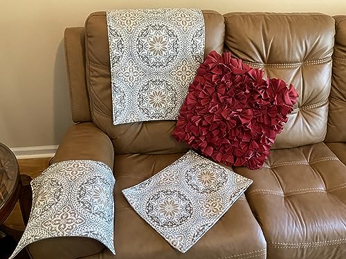 Set of Two armrest Covers. for Your Furniture, Furniture Protectors, slipcover Chair loveseats Theater Chairs Office Chairs by: Bittlemen Furniture Co. - color: Brown Armrest