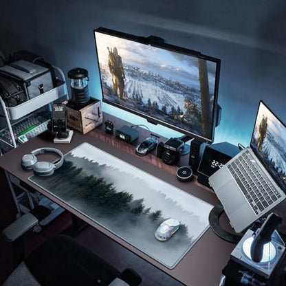 Canjoy Gaming Mouse Pad, Large Extended Mouse Pad Big Computer Mousepad for Home Office Gaming Work 31.5x15.7inch - color: Spruce in Fog