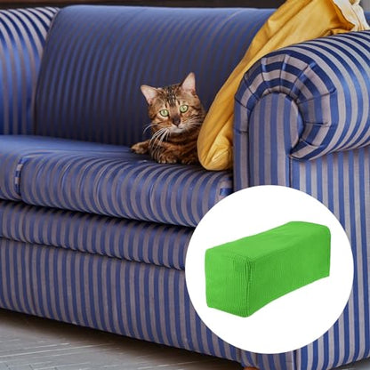 uxcell 2pcs Stretch Armrest Covers for Chairs/Sofas, Couch Arm Covers with Twist Pin, Furniture Protector Slipcovers Grass Green - color: Grass Green