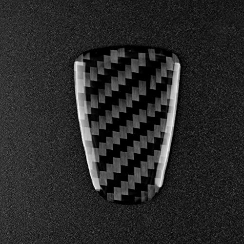 AIRSPEED Car Gear Shift Knob Head Cover Sticker Carbon Fiber Interior Trim for Subaru Impreza 2017-2023 Crosstrek 2018-2023 Accessories (Black) - color: Knob Head Cover-Black