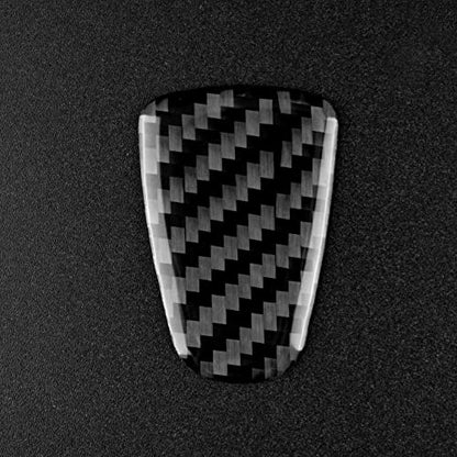 AIRSPEED Car Gear Shift Knob Head Cover Sticker Carbon Fiber Interior Trim for Subaru Impreza 2017-2023 Crosstrek 2018-2023 Accessories (Black) - color: Knob Head Cover-Black