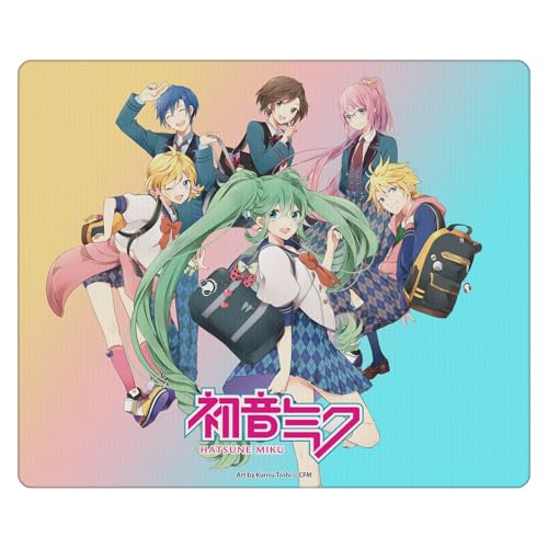 Head Case Designs Officially Licensed Hatsune Miku High School Graphics 9.84 x 11.81 x 0.12 inches (250 x 300 mm) - S Gaming Office Desk PC Keyboard Mouse Mat Pad - color: High School, size: 9.84 x 11.81 x 0.12 inches (250 x 300 mm) - S