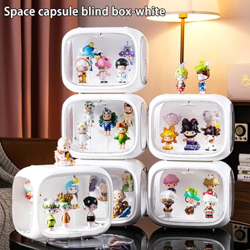 Blind Box Wall-Mounted Display Cabinet (White) - size: White