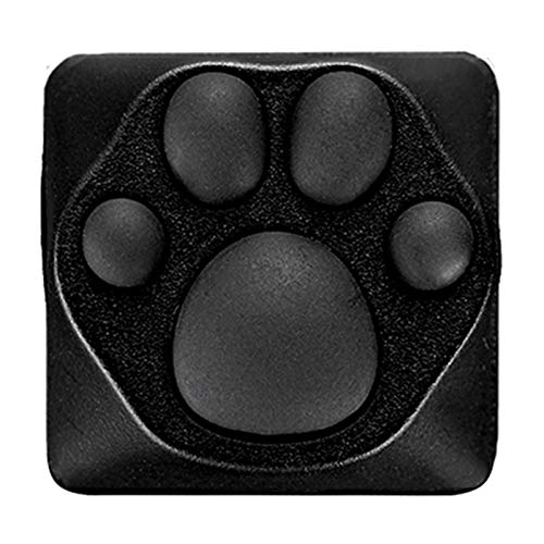 SYA ZOMOPLUS Cute Keycaps,Novelty Cat-Claws Keycap 3D Model OEM Profile Keyboard Keycaps Custom Key Caps for Cherry MX Switches Mechanical Gaming Keyboard Catpaw ESC-Key Keycap(BlackGray1pcs) - color: BlackGray-1pcs