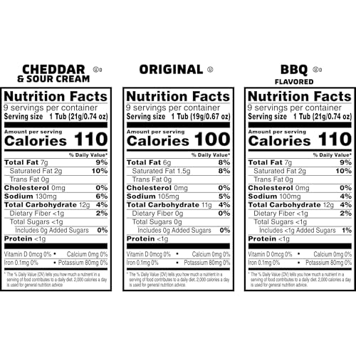 Pringles Potato Crisps Chips, Lunch Snacks, On-the-Go, Snack Stacks, Variety Pack, 19.36oz Box (27 Cups) - size: 0.72 Ounce (Pack of 27)