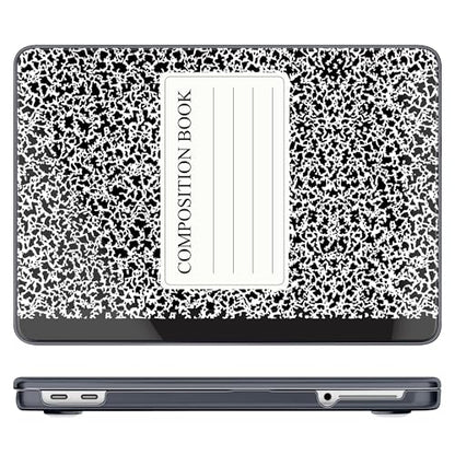 DONGKE Compatible with MacBook Neo 13 Inch Case 2026 A3404 A18 Pro chip & Touch ID, Plastic Hard Shell with Keyboard Cover, Screen Protector & Dust Plugs, Composition Book - color: Composition Book
