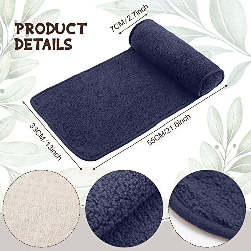 Weysat Recliner Pillow Neck Head Support Roll Non Slip Fleece Adjustable Neck Chair Headrest Cushion for Travel Home Office Recliner Couch Sofa Armchair Support and Pain Relief(Dark Blue) - color: Dark Blue
