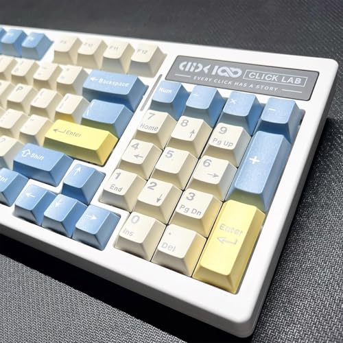 Sumgsn 163 Keys God Bless Keycaps Cherry Doubleshot Keycaps Set Fit for ISO ANSI 95% 75% 65% 60% Mechanical Keyboard Cherry Mx Switches - style: God Bless Keys