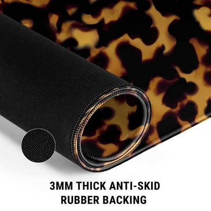 Skinit 12.6” x 11” Animal Themed Gaming Mouse Pads, Large Extended Desk Mat for Keyboard, Anti-Slip Rubber Base, Smooth Low-Friction Surface, Precision Stitched Edges - color: Black - PTTRNS04, size: 12.6" x 11"