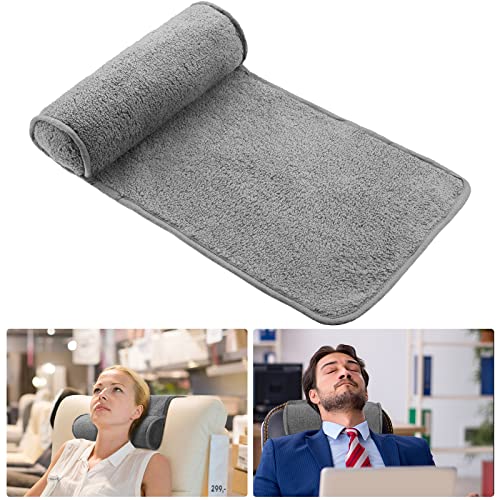 Weysat Recliner Pillow Neck Head Support Roll Non Slip Fleece Adjustable Neck Chair Headrest Cushion for Travel Home Office Recliner Couch Sofa Armchair Support and Pain Relief(Gray) - color: Gray