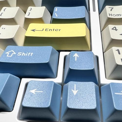 Sumgsn 163 Keys God Bless Keycaps Cherry Doubleshot Keycaps Set Fit for ISO ANSI 95% 75% 65% 60% Mechanical Keyboard Cherry Mx Switches - style: God Bless Keys