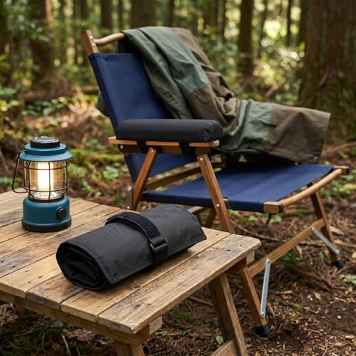 SUPVOX Foldable Chair Armrest Pads Pair Soft Elbow Cushion Replacement for Outdoor Camping Beach Chairs and Balcony Seating Comfortable Armrest Support