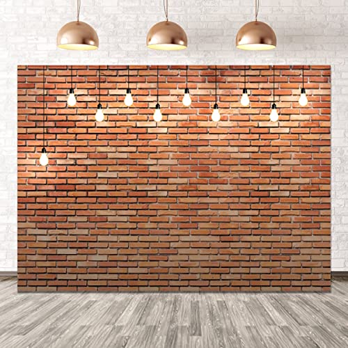 7X5FT Red Brick Wall Backdrop Photography Backdrops Vintage Photo Backdrop Studio Photo Background DH-194 - size: 7X5FT