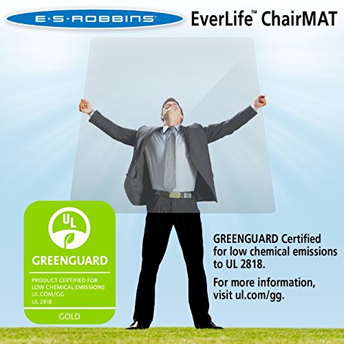 ES Robbins Extra High Pile Carpet ChairMat, Rectangle 72"x96" Beveled Edge - size: Rectangle, style: 72" x 96"