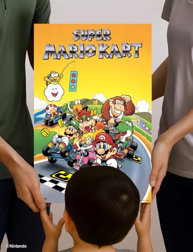Pyramid America Nintendo - Super Mario Kart - 11 x 17 Poster Wall Art, Ideal for Home Decor, Room Decor & Living Room Decor