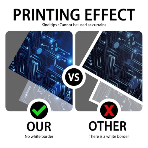 10x8FT Blue Glow Circuit Board Photo Backdrop Tech Theme Sequin Glitter Photography Background Digital Innovation Electronics Event Party Banner Decoration Supplies Polyester - size: 10x8FT