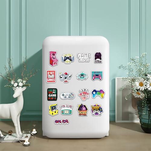 100PCS Video Games Stickers, Vinyl Waterproof Games Decals Pack for Water Bottle, Helmet,Journaling, Laptop, Phone,and Scrapbooking - color: Video Games Stickers