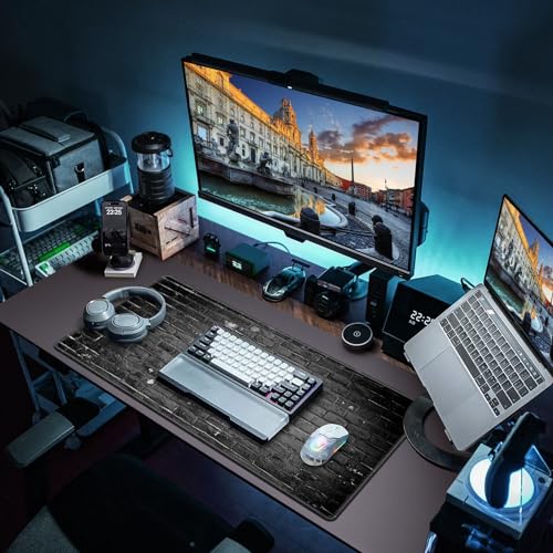 Canjoy Gaming Mouse Pad, Large Extended Mouse Pad Big Computer Mousepad for Home Office Gaming Work 31.5x15.7inch - color: Brick Wall