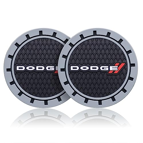 Car Cup Coaster, 2PCS Universal Non-Slip Cup Holders, Compatible with Dodge Challenger Series Car Cup Holder Coasters，Car Drink Coaster Holder Accessory, Black - color: Hs22 Black