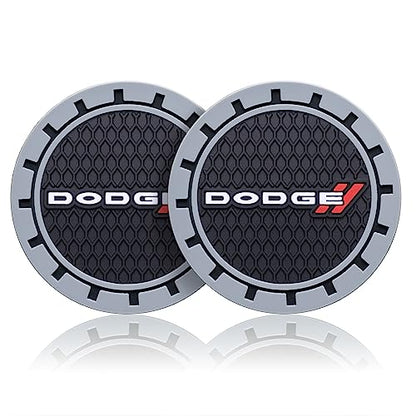Car Cup Coaster, 2PCS Universal Non-Slip Cup Holders, Compatible with Dodge Challenger Series Car Cup Holder Coasters，Car Drink Coaster Holder Accessory, Black - color: Hs22 Black