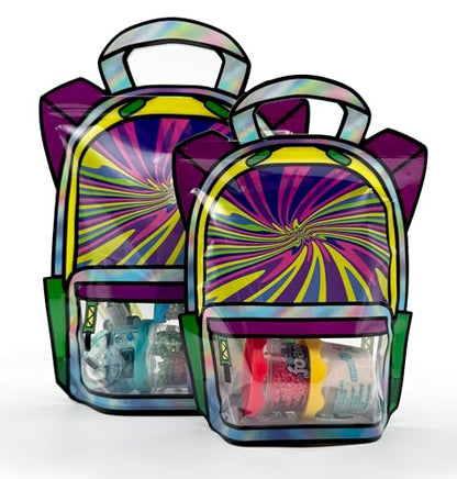 20 Pack Goodie Bags for Kids Birthday Party Supplies - Bulk Gift Bag for Favors, Food, and Candy with Resealable Ziplock Seal (Woosie/Small) - color: Woosie/Small
