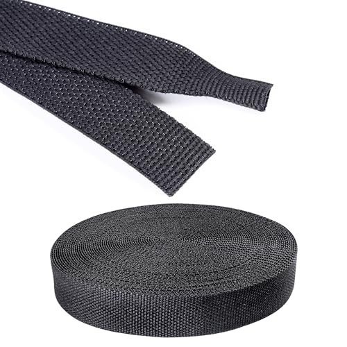 Black 2:1 Ratio Automotive Heat Shrink Braided Sleeving,Wear-Resistant Flat Woven Shrinkable Sleeve Fabric Car Cable Wires Hoses Protection (1/2"-35ft) - size: 1/2"-35ft