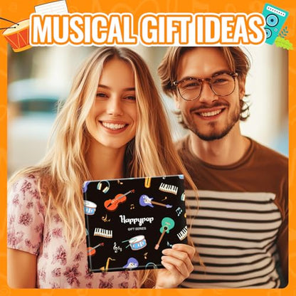 HAPPYPOP Music Gifts for Music Lovers - Guitar Saxophone Violin Socks for Musicians Players - color: Socks Out Rock Out