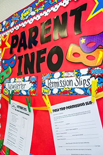Teacher Created Resources Superhero Flat Name Plates (5588)