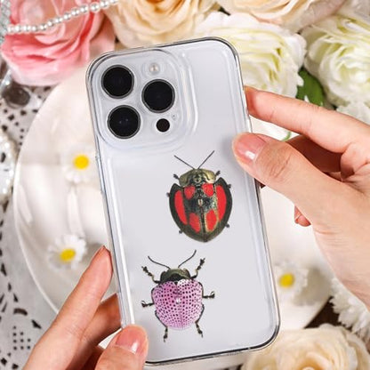 Realistic Bug Stickers, Transparent PET Insect Decals,100Pcs Waterproof Butterfly Dragonfly Bee Beetle Stickers for Scrapbooking Journals Card Making DIY Crafts Adults - style: Insect